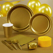 Gold Party Supplies