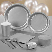 Silver Party Supplies