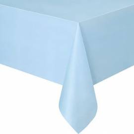 Plain Baby Blue Rectangle Tablecover