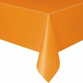 Plain Orange Rectangle Tablecover