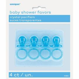 Blue baby pacifiers - 4PK