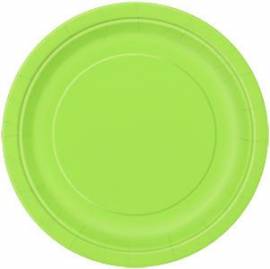 Plain Lime Green Plates