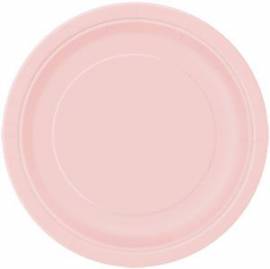 Plain Baby Pink Plates