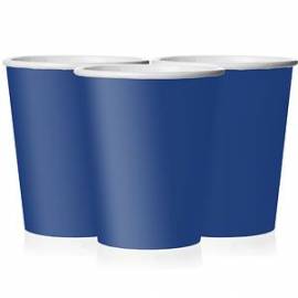 Plain Navy Blue Cups