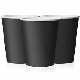Plain Black Cups