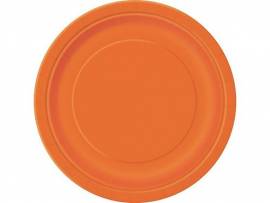 Plain Orange Plates