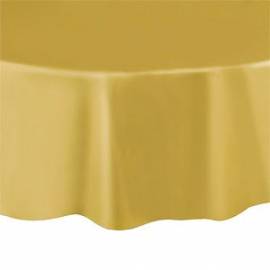 Plain Gold Round Tablecover