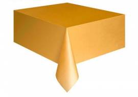 Gold Plastic Tablecover
