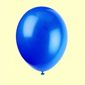 10 x Blue 12 inch helium balloons