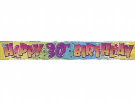 Happy 30th Birthday Banner