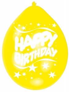 Happy Birthday Balloons - Airfill