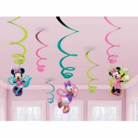 Minnie Pink Hanging Swirls