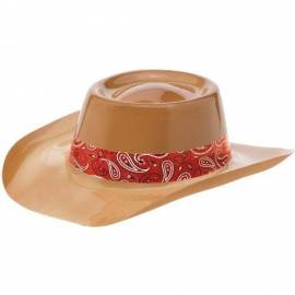 Kids Plastic Brown Cowboy Hat