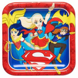 DC Superhero Girls Plates