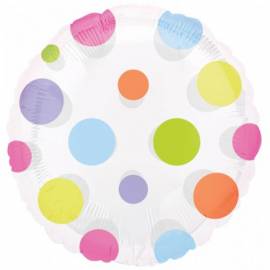 Multi Coloured Dots Foil