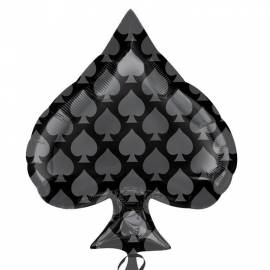 Black Spade 18" Foil Balloon