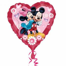 32" Mickey & minnie heart