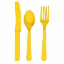 Yellow Cutlery Assortment
