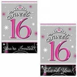 Sweet 16 Birthday Invites