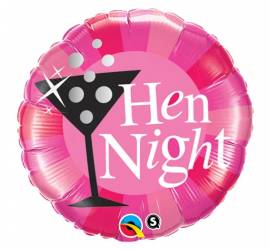 Hen Night Pink Foil Balloon