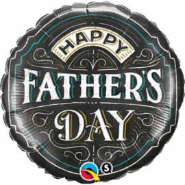 Fathers Day Black Foil