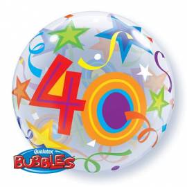 40th Bubble Balloon