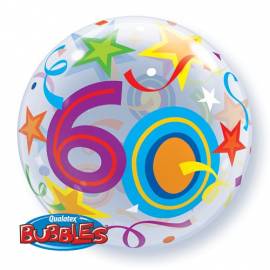 60th Bubble Balloon