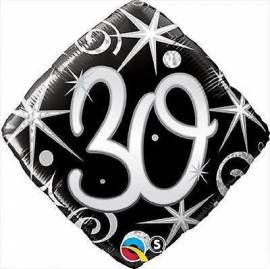 30th Elegant Sparkle Foil Balloon