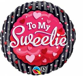 To my sweetie foil