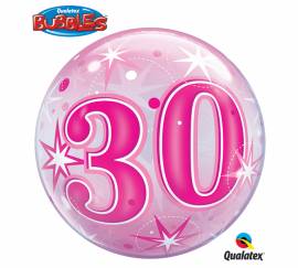 30th Pink Bubble