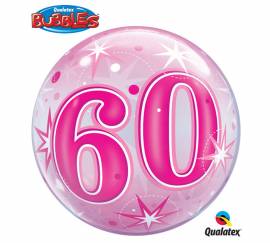 Pink 60th Bubble