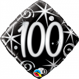 100th Elegant Sparkle Foil Balloon
