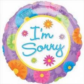 Im Sorry Flowers Foil