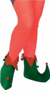 Red and Green Elf Shoes