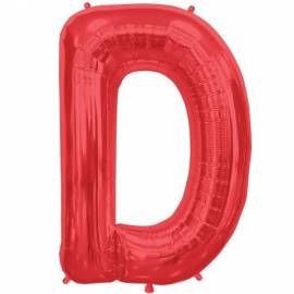 Letter D  Red