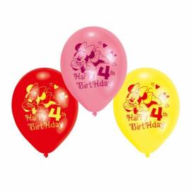 Minnie Age 4 Balloons