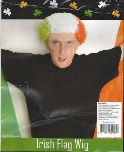Irish Flag Wig