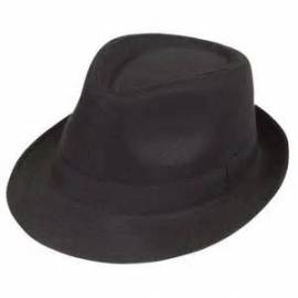 Deluxe Black Gangster Hat