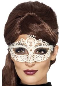 White Lace Filligree Eyemask