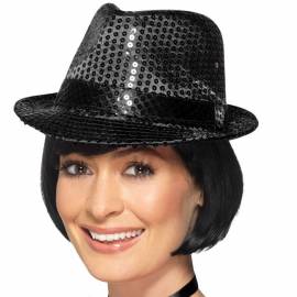 Sequin Trilby hat