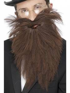 long Brown Beard & Tash