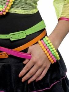 Beaded Bracelets Neon Asst