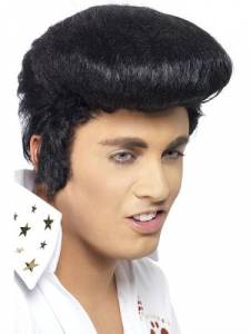 Elvis Wig  Deluxe  High Quiff