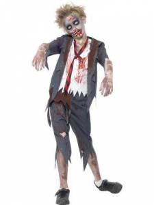 Kids Zombie Schoolboy Costume