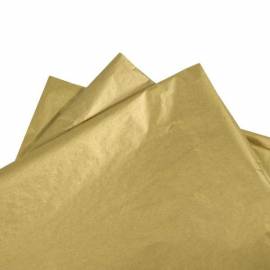 Gold Metallic Tissue Paper