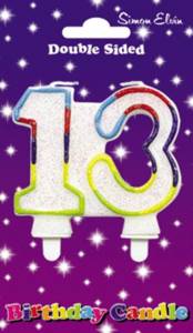 13th Multi Number Candle