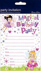 Magical Birthday Invites