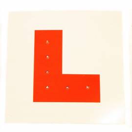 Red Flashing L Plate