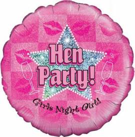 Hen Party Girls Nite out Foil