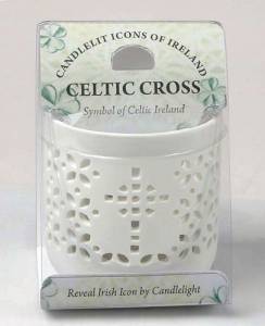 Celitc Cross Candlelit holder